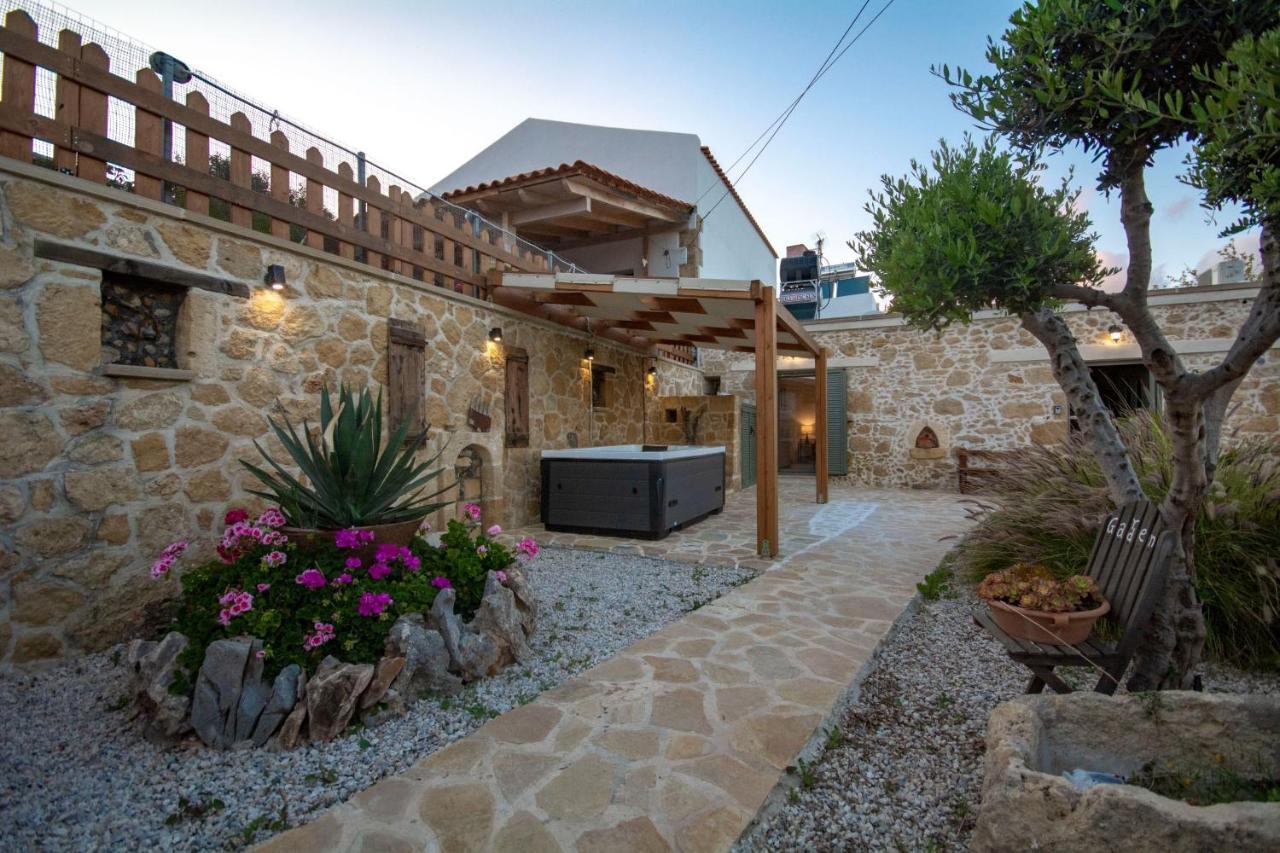 Pamelas House With Jacuzzi Kíssamos Extérieur photo